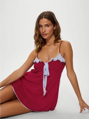 frankies bikinis debbie halter dress Debbie Knit Halter Dress